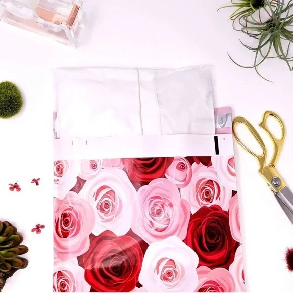 Roses 🌹 Poly Mailers 10x13 Pack of 25 - Picture 5 of 8